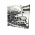 Fondo 32 x 32 in. Vintage Passenger Locomotive-Print on Canvas FO2781983